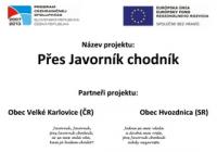 Přes Javorník chodník