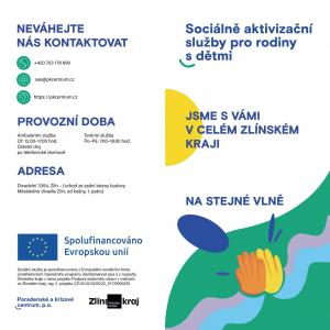 Nabídka Sociálně aktivizační služby pro rodiny s dětmi 